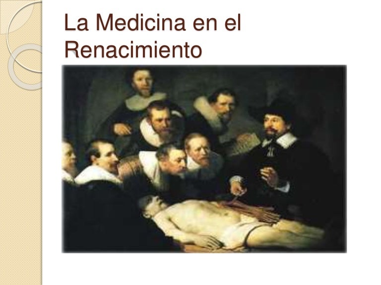 Medicina en el renacimiento