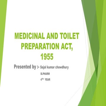 Medicinal and toilet preparation