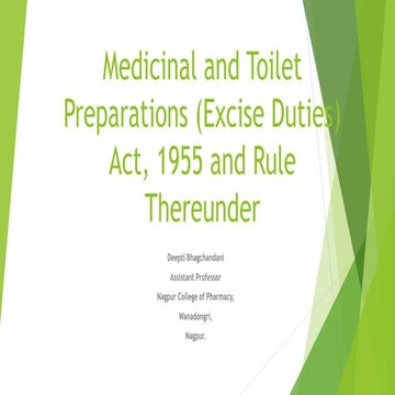 Medicinal and Toilet Preparations (Excise Duties).pptx