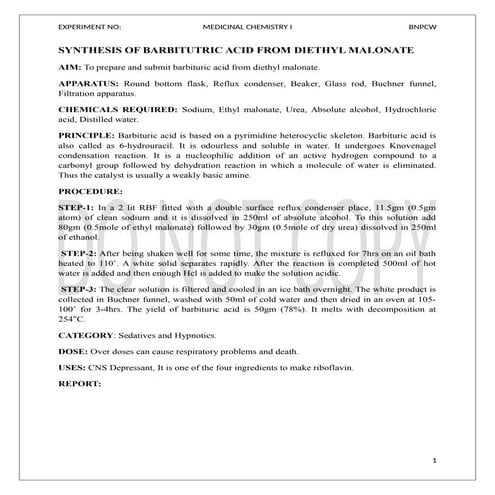 Medicinal chemistry i_lab_manual