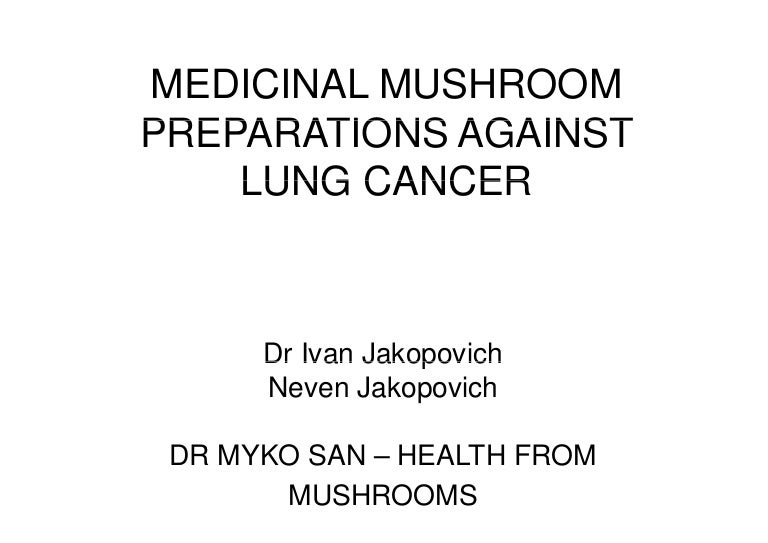 Medicinal Mushroom Preparations against Lung Cancer
