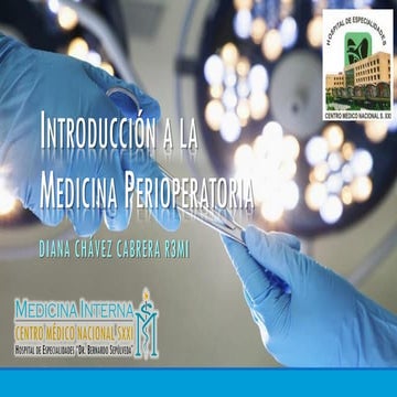 Introducción a la Medicina perioperatoria
