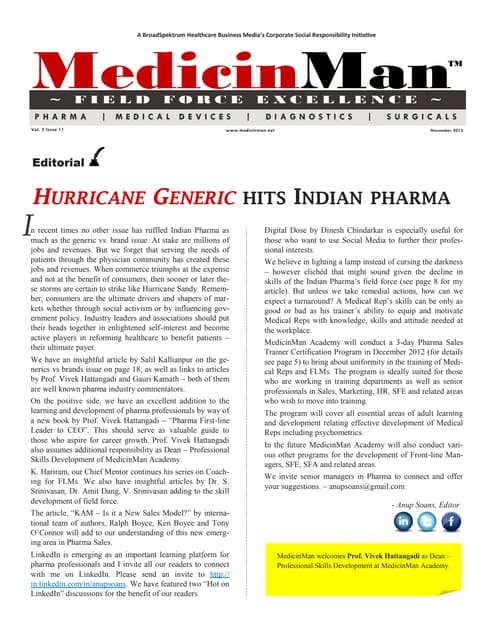 MedicinMan  November 2012