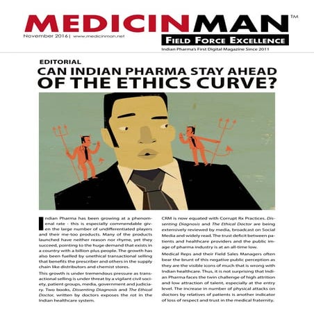 CAN INDIAN PHARMA STAY AHEAD OF THE ETHICS CURVE?