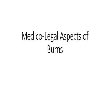 Medico-Legal Aspects of Burns___________