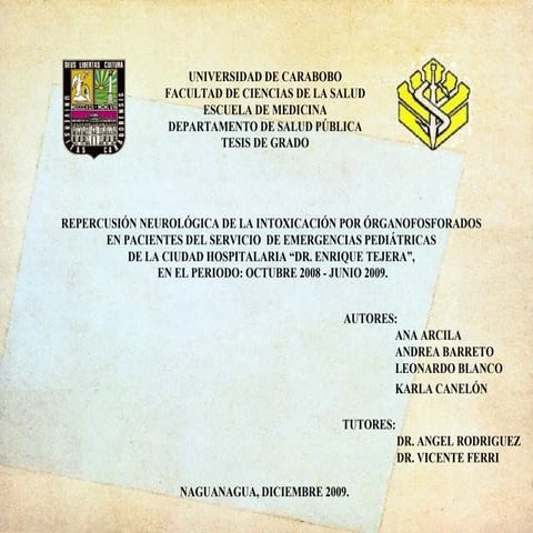 tesis de grado medico cirujano - presentacion