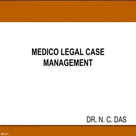 Medico legal case