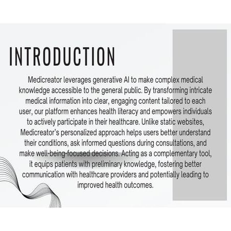 Medicreator App for helath exercise and benifits