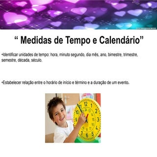 Medida de tempo e calendario