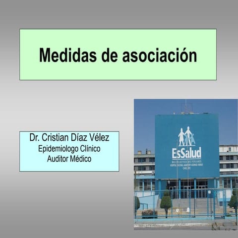 Medidas de asociación