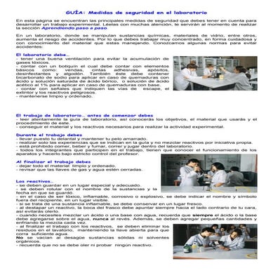 Medidas de seguridad