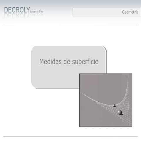 Medidas de superficie