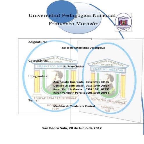Medidas de tendencia central