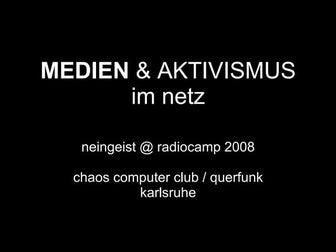 medien + aktivismus im netz