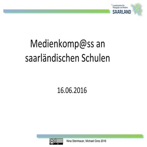 Eröffnung Medienkompass im Saarland 16_06_2016