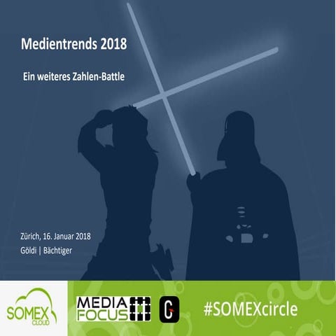 Göldi vs. Bächtiger: Medientrends 2018 - ein Daten-Battle