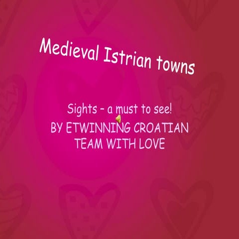 Medieval istrian towns