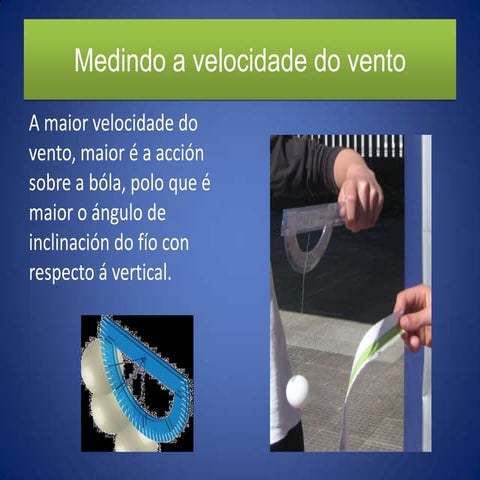 Medindo a velocidade do vento