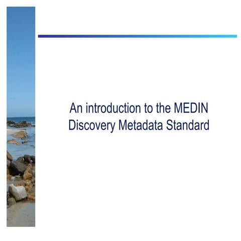 MEDIN Discovery Metadata Standard