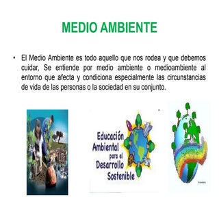 "Medio ambiente"