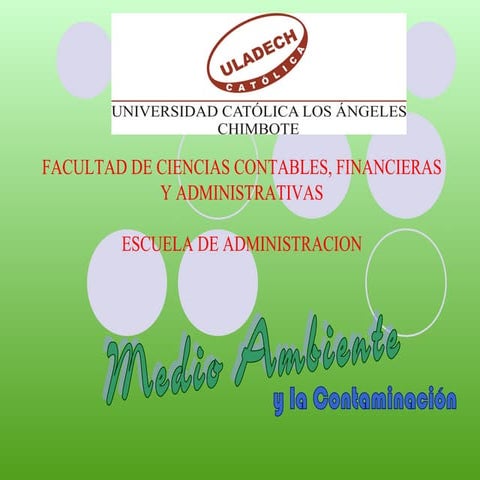 Diapositiva - Medio ambiente