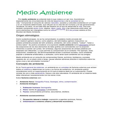Medio ambiente 2 