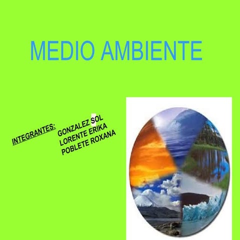 Medio ambiente blog