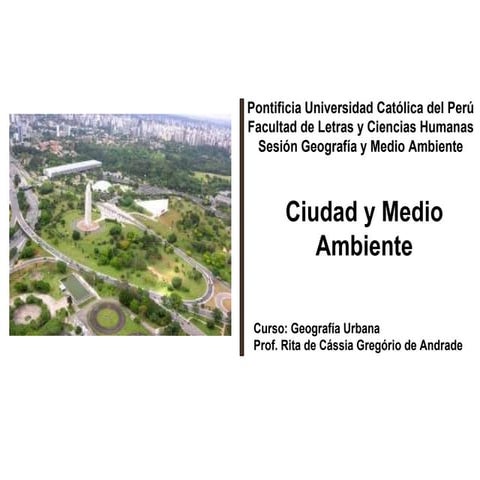 Medio ambiente urbano[1]