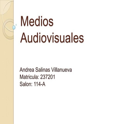 Medios audiovisuales