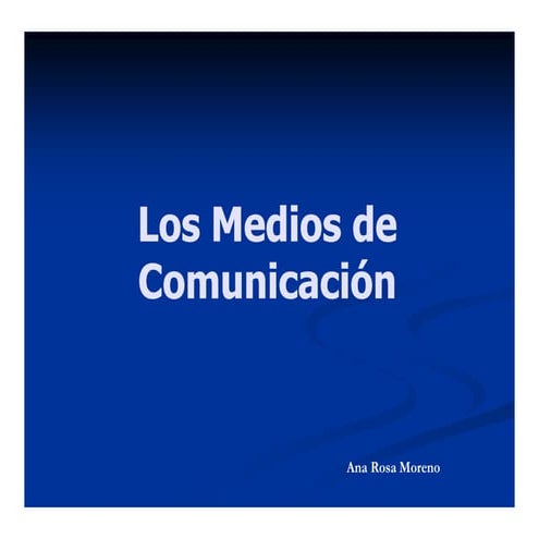 Medios comunicacion ppt