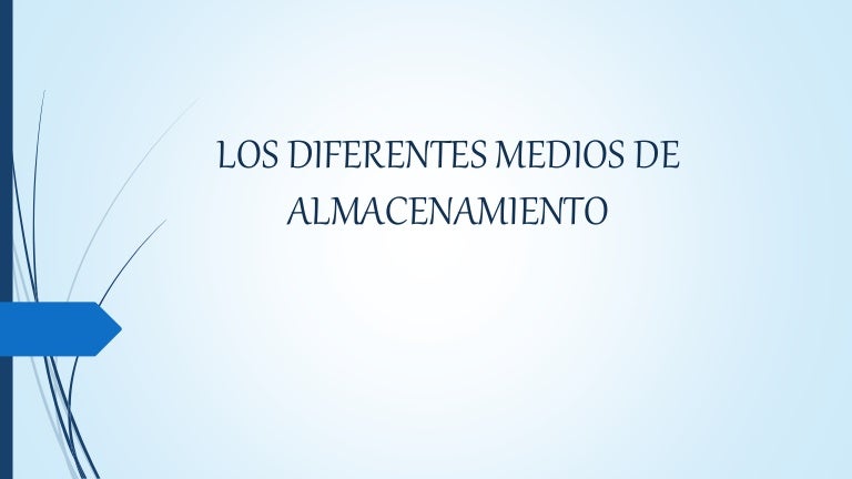 Medios de almacenamientos en diferentes epocas