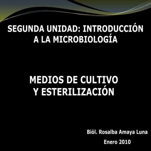 Medios De Cultivo
