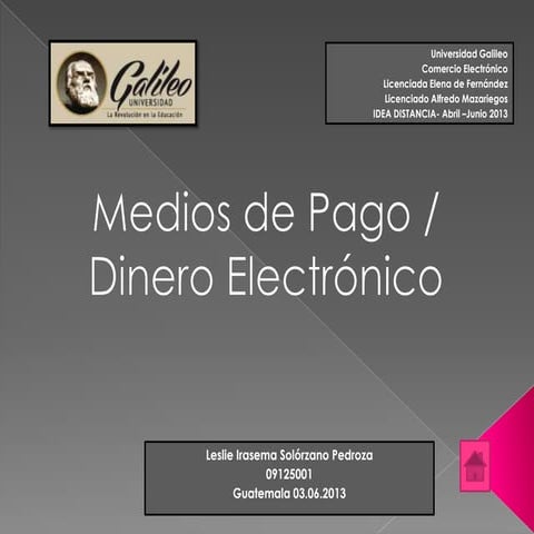 Medios de pgo  diner electrónico