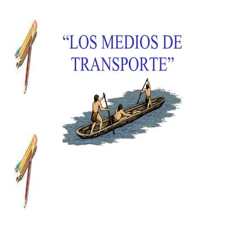 Medios de transporte