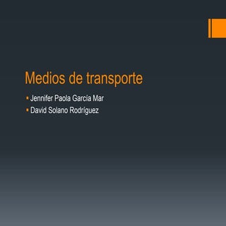 Medios de transporte