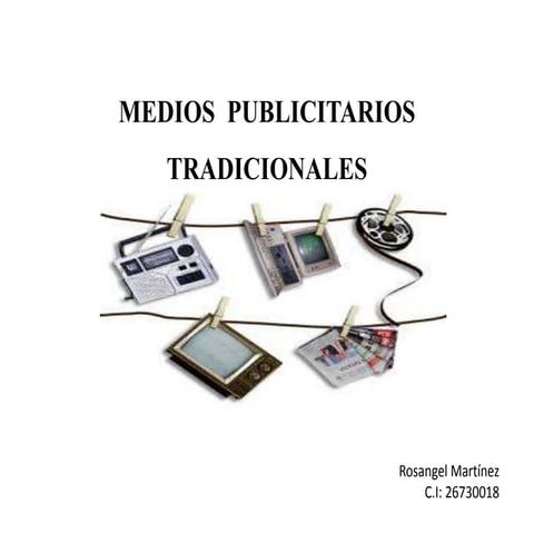 Medios  publicitarios tradicionales