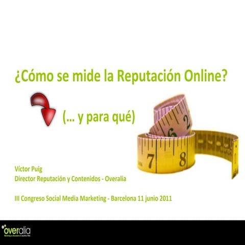 Medir Reputación Online
