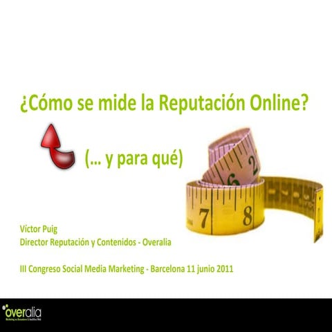 cómo se mide la reputación online