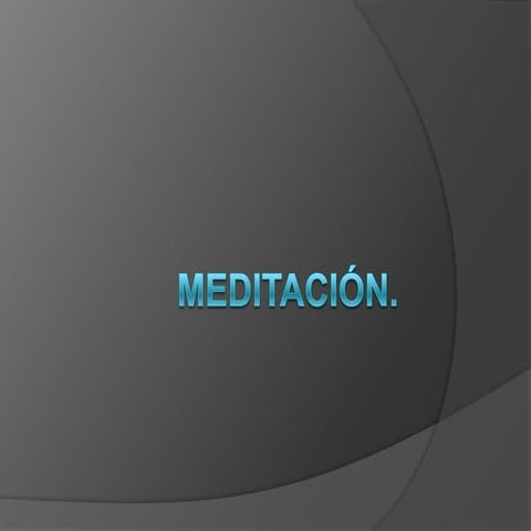 Meditación