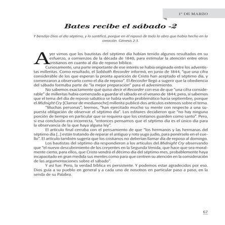 Meditaciones matinales para adultos marzo 2014