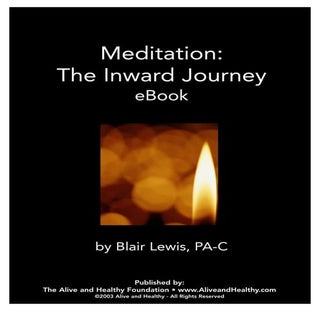 Meditation  - an inward journey