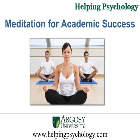 Meditation for Academic Success