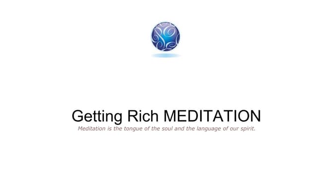 Meditation Presentation Ppt Meditation Presentation Ppt