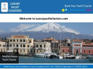 Mediterranean yacht charters