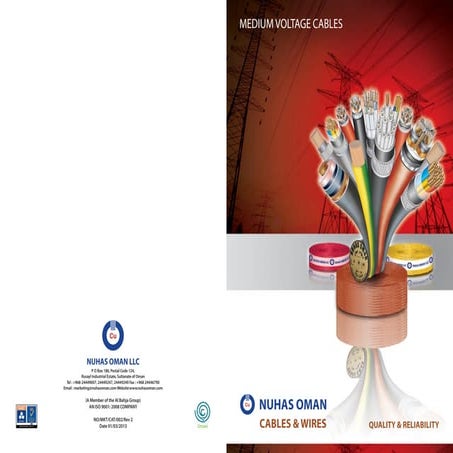 Medium Voltage Cables - Nuhas Oman Catalogue | PDF
