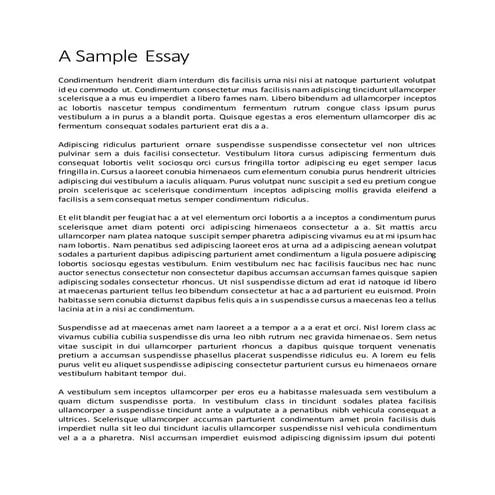 Medium essay, words only, portrait