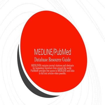 Medline Resource Guide