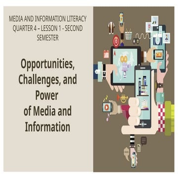 MEDIA AND INFORMATION LITERACY FOR GRADE 12 | PPTX