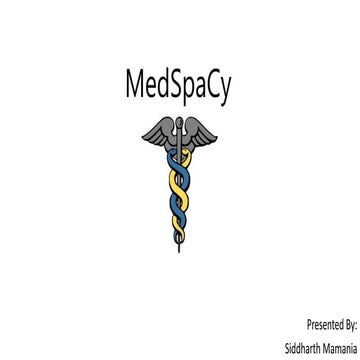 An introduction to MedSpaCy