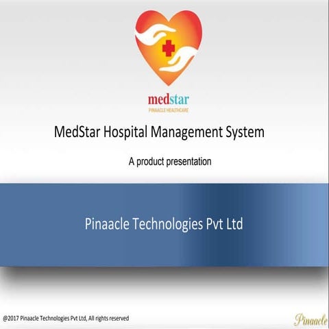 Medstar HIS Version 4.0  Hospital Management  Software
